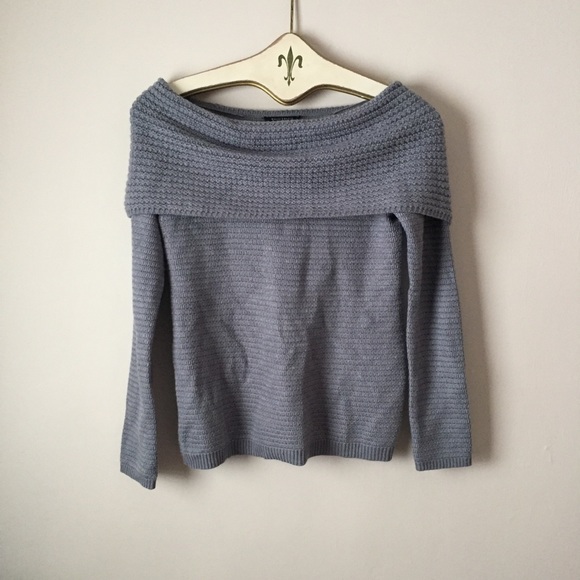 White House Black Market Tops - White House black market off shoulder sweater